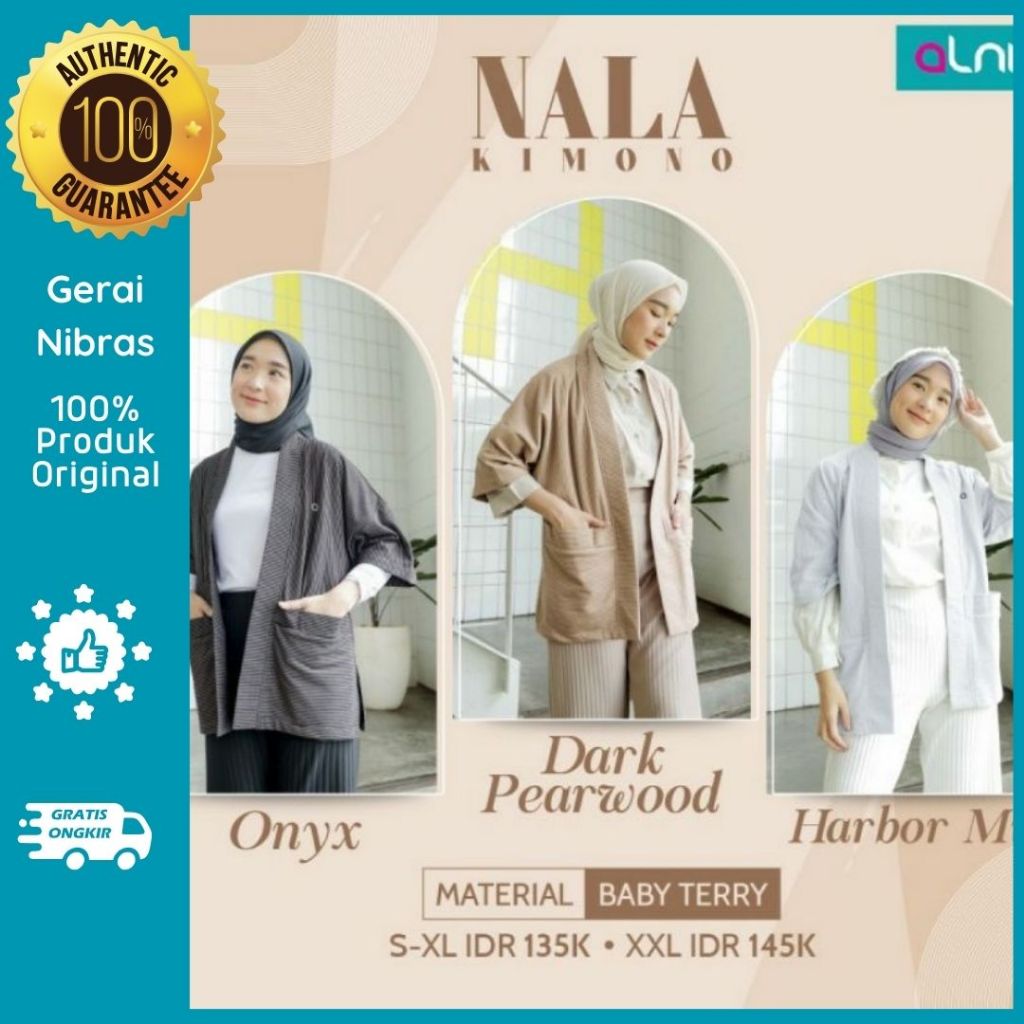 ALNITA Cardigan Nala Outer Rajut Hangat