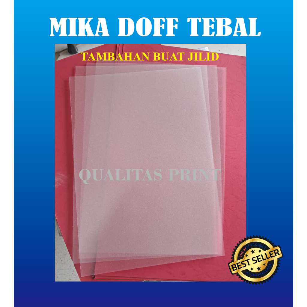 MIKA DOFF TEBAL BUAT COVER JILID