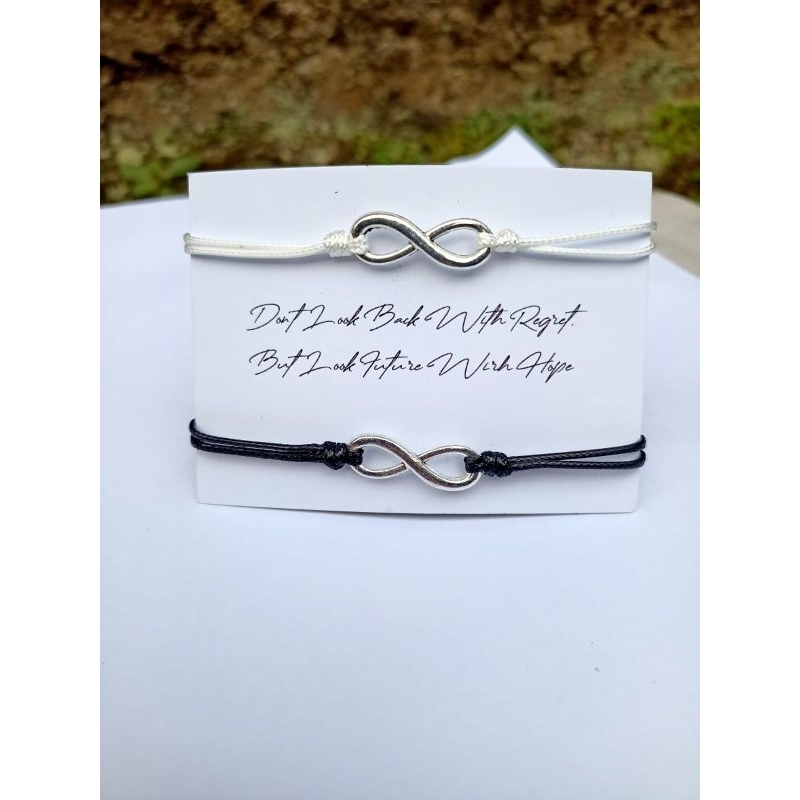 gelang meychenna infinity couple bracelet couple COD