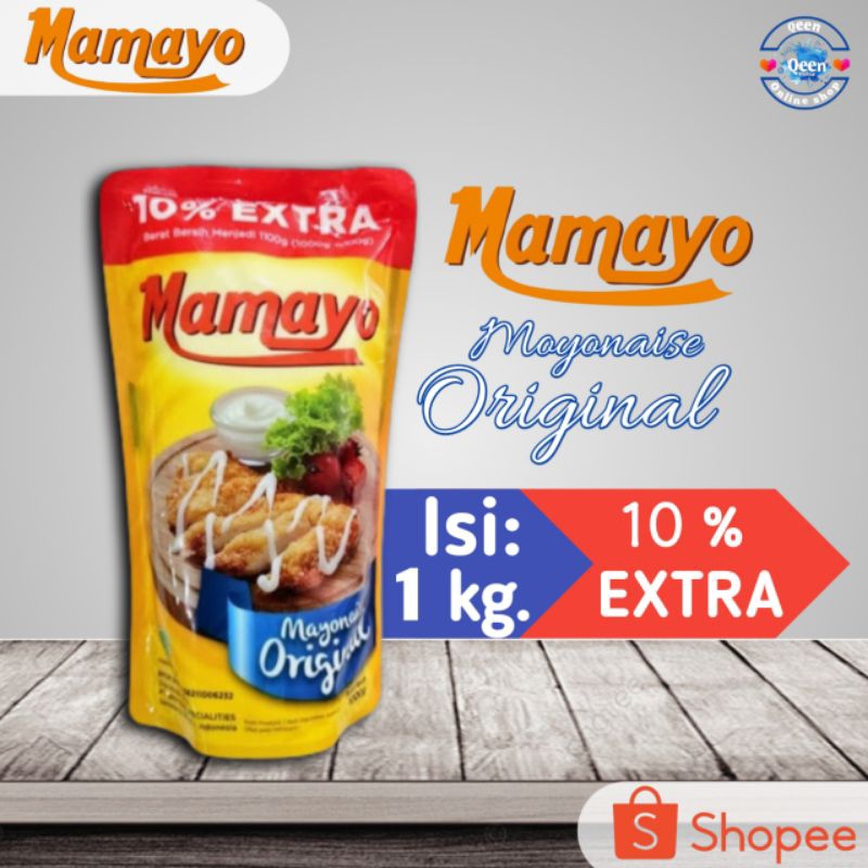 

Mamayo Mayonaise Original Isi 1 kg. / Mayonaise Mamayo isi 1 kg 10% EXTRA Rasa Original