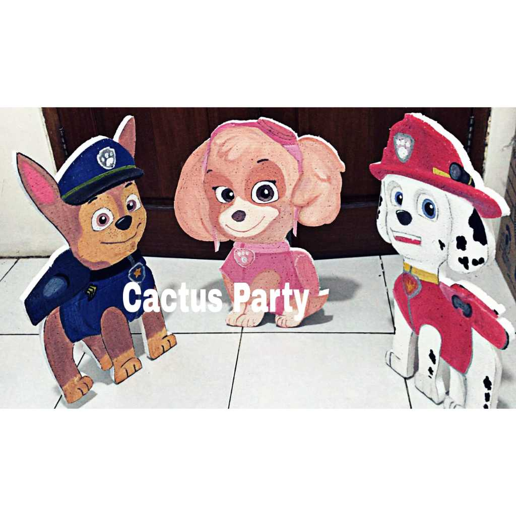 Standing Karakter Sterofoam Untuk Ulang Tahun custom Tidak print