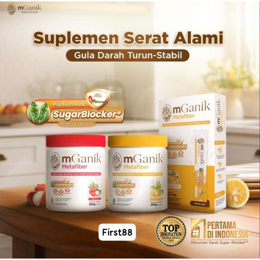 

mGanik METAFIBER Sugar Blocker 450gr - Menurunkan Gula Darah