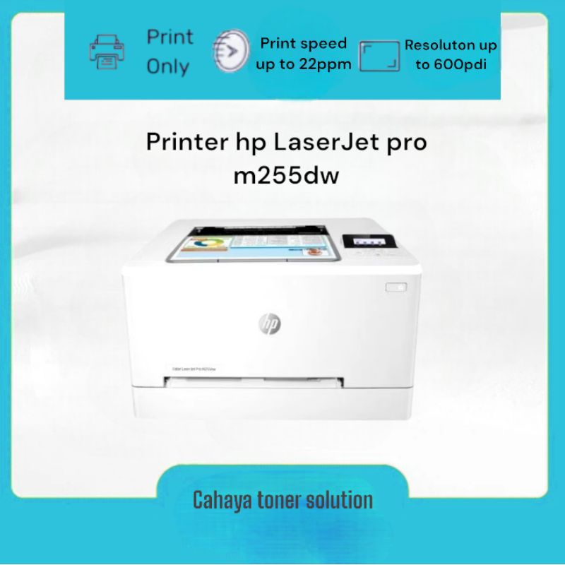 printer hp LaserJet pro M255nw color printer laser warna