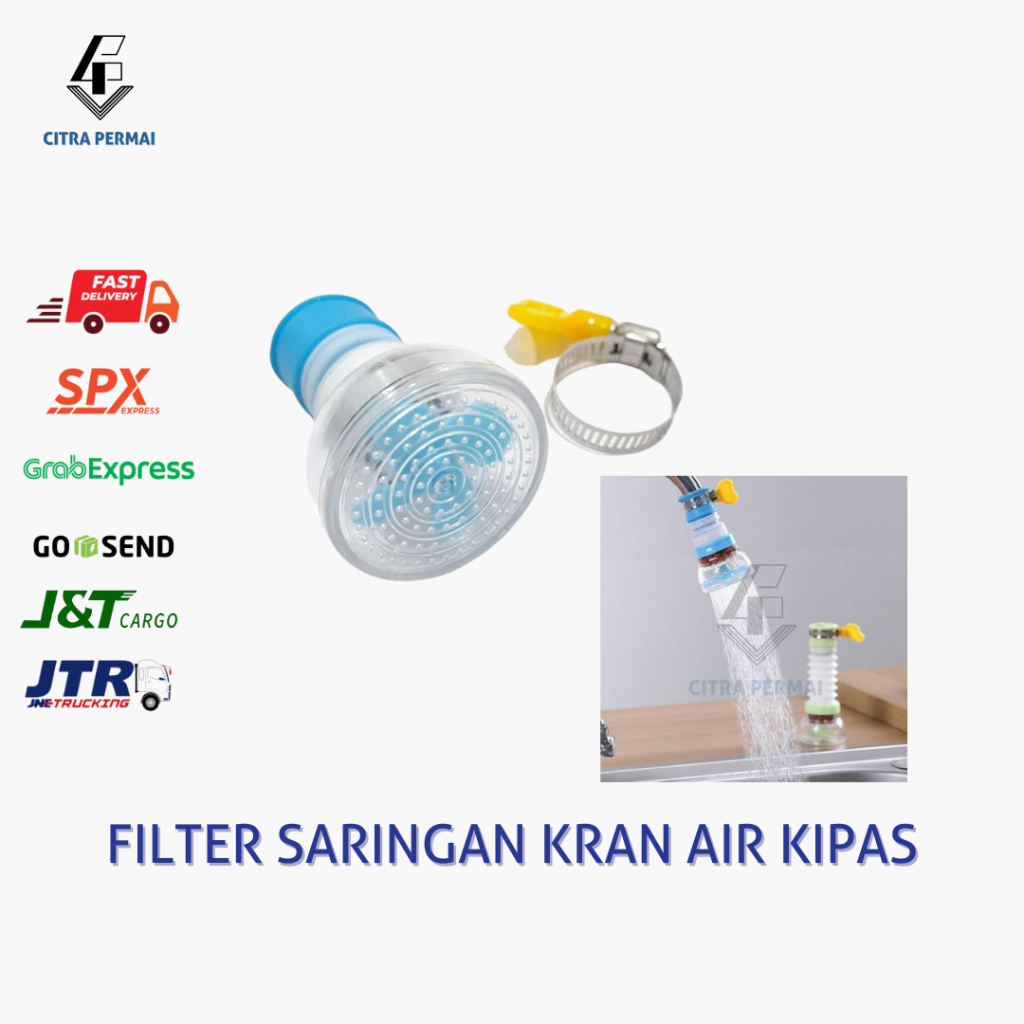 FILTER SARINGAN KRAN AIR KIPAS KINCIR PUTAR SAMBUNGAN KRAN /  FILTER KRAN AIR / SARINGAN KRAN AIR