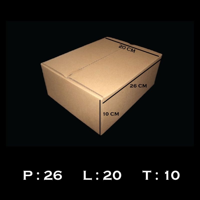 

Kardus Box Packing 26x20x10