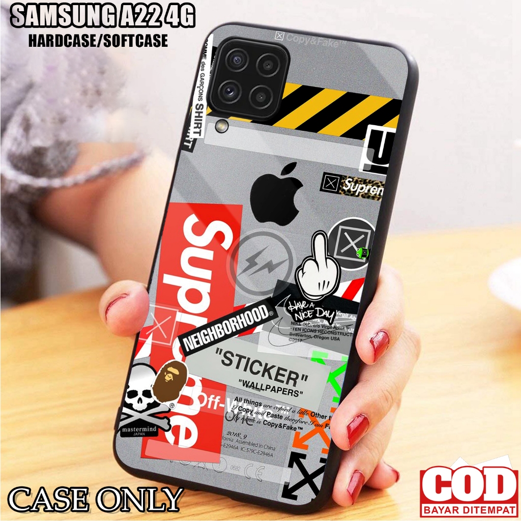 Case SAMSUNG A22 4G  - Casing SAMSUNG A22 4G [ BA ] Silikon SAMSUNG A22 4G  - Kesing Hp - Casing Hp 
