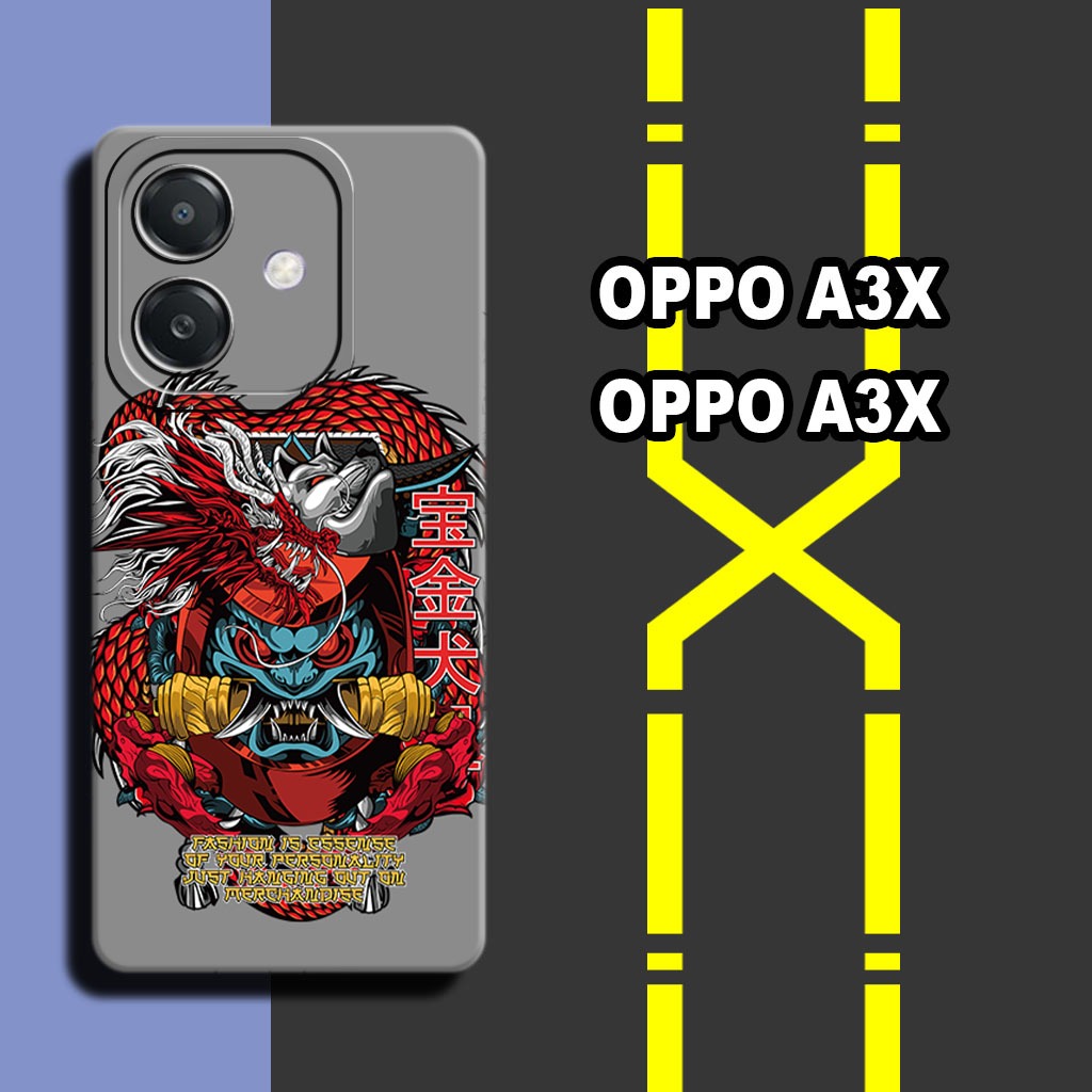S32-Softcase procamera untuk OPPO A3X 5G Terbaru-bahan karet lentur-motif Anime-all type HP-oppo a3x
