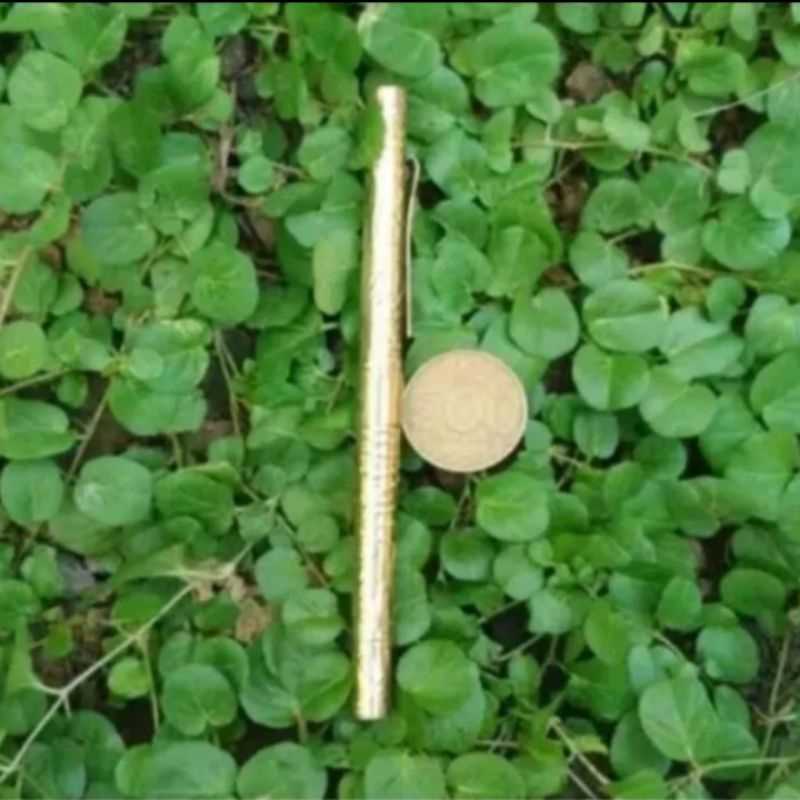 

pulpen keriss kuningan antiq