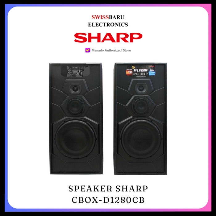 MANADO - SPEAKER SHARP CBOX-D1280CB