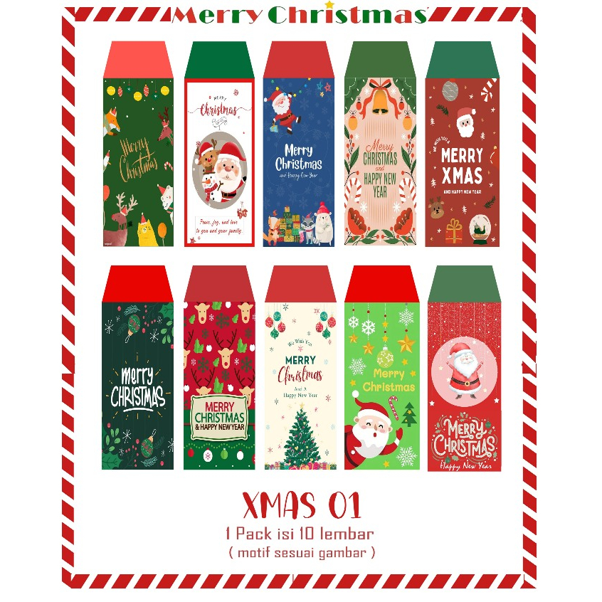 

(10lbr) AMPLOP NATAL/ CHRISTMAS ENVELOPE/ ANGPAO NATAL