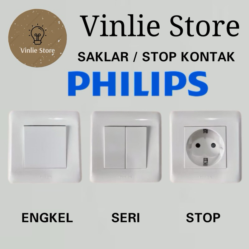 PHILIPS IB TANAM saklar engkel seri stop kontak 2M AgileStyle