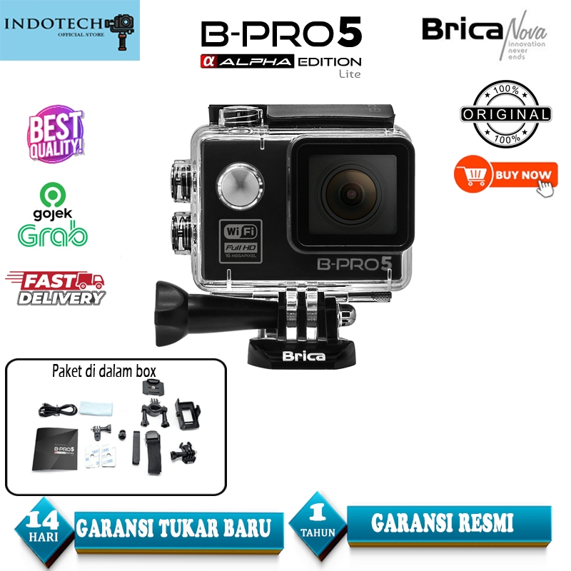 ACTION CAM Brica B-Pro 5 Alpha Edition Lite - AE Black - Action Cam