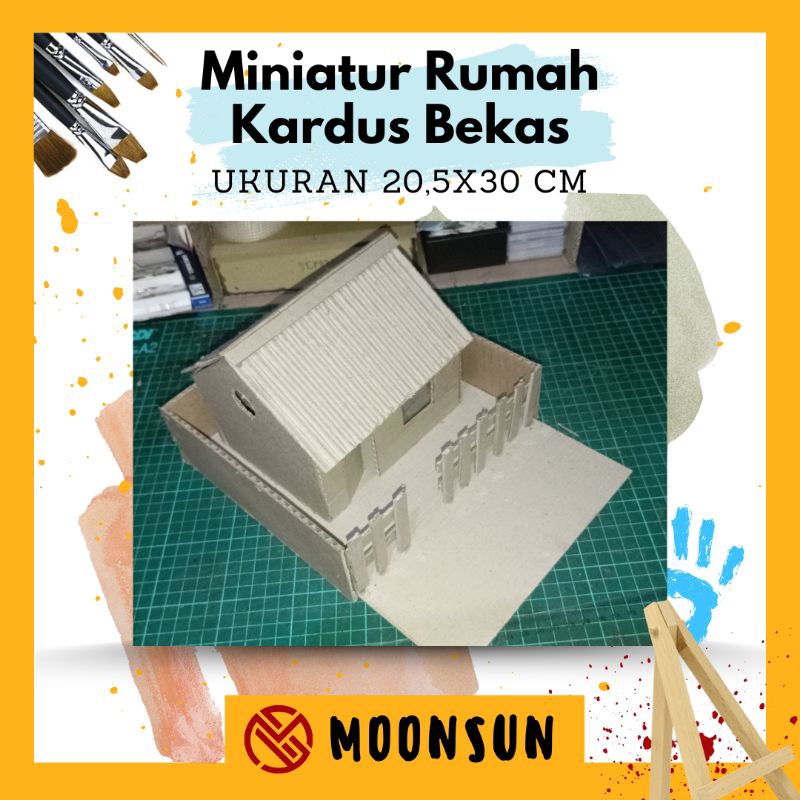 

Prakarya Miniatur Rumah Kardus Bekas