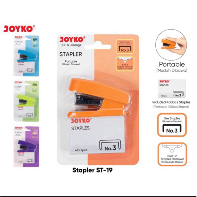 

Stapler Mini Set Joyko ST-19