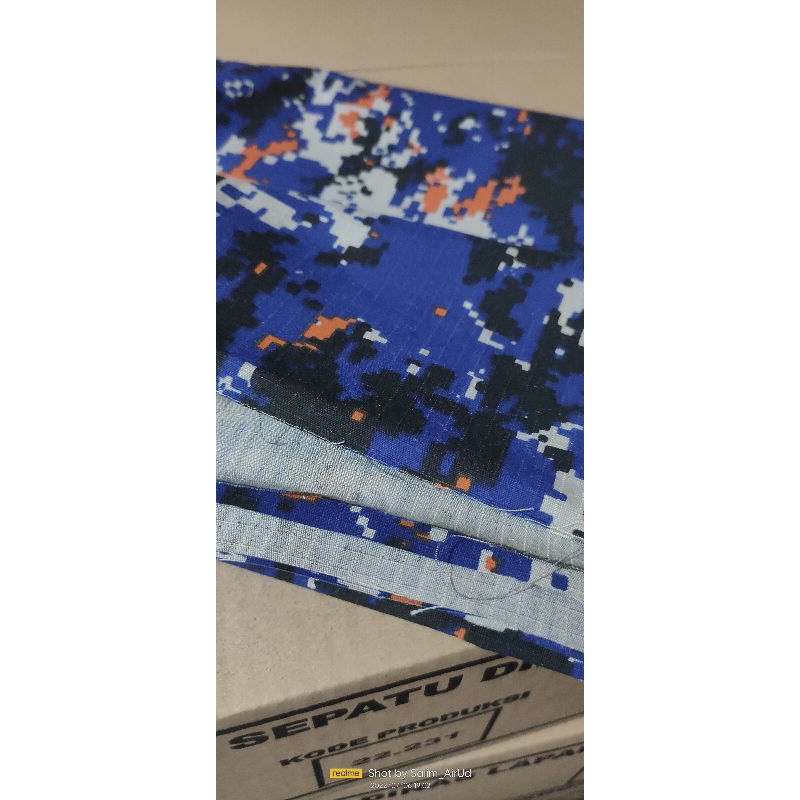 bahan kain loreng polairud airud