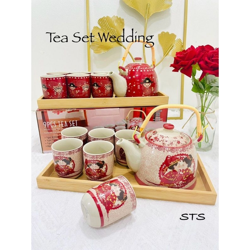 Chinese Wedding Tea Set / Tea Pay / Tea Set Sangjit