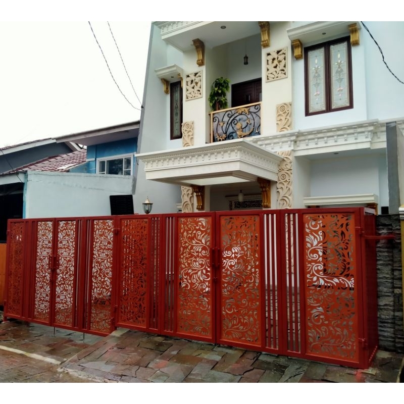 Pagar Leuser cutting/pagar besi/pagar cutting minimalis