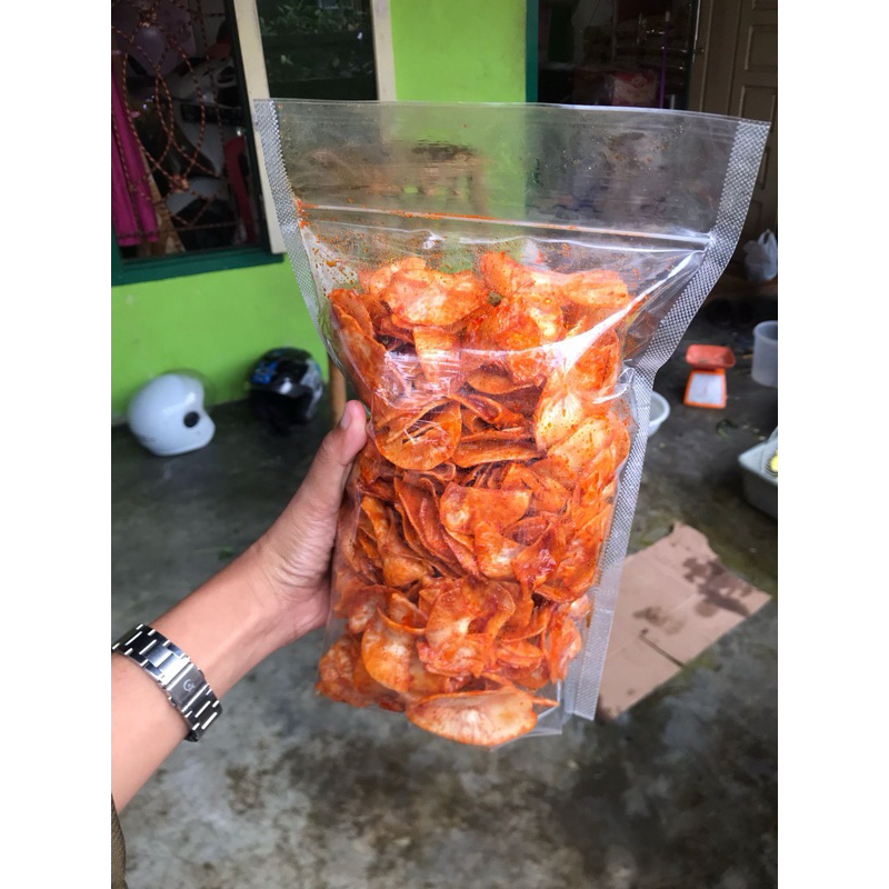 

keripik singkong pedas