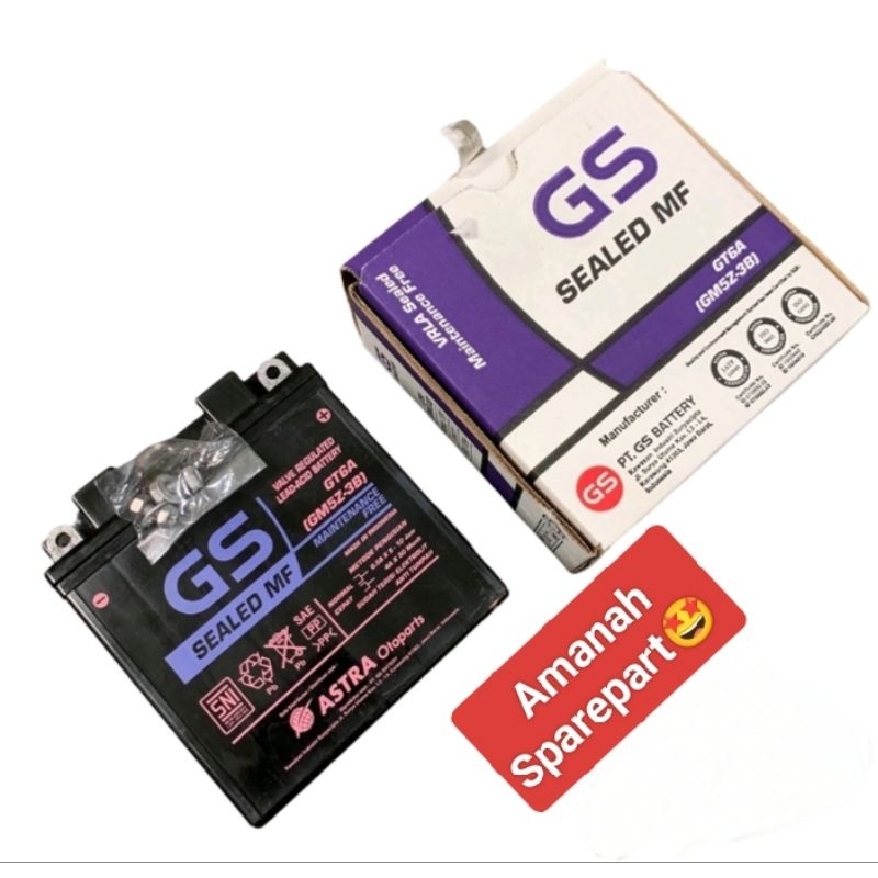 aki accu batre baterai honda astrea grand legenda impresa original GS ASTRA