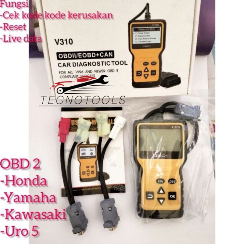 Scanner motor Yamaha OBD2 untuk motor OBD2