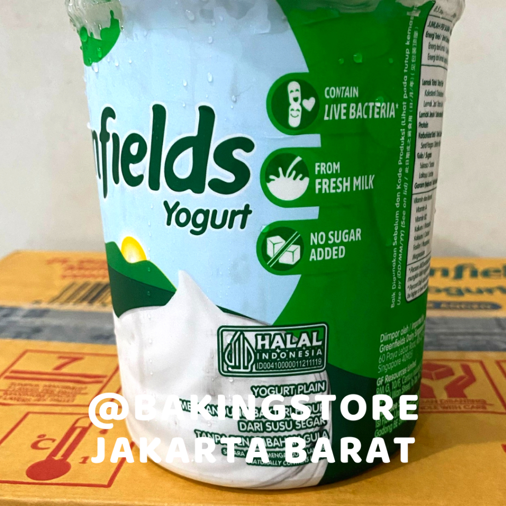

IO Greenfields Yogurt Plain (Yoghurt Non Sugar) 1 Kg