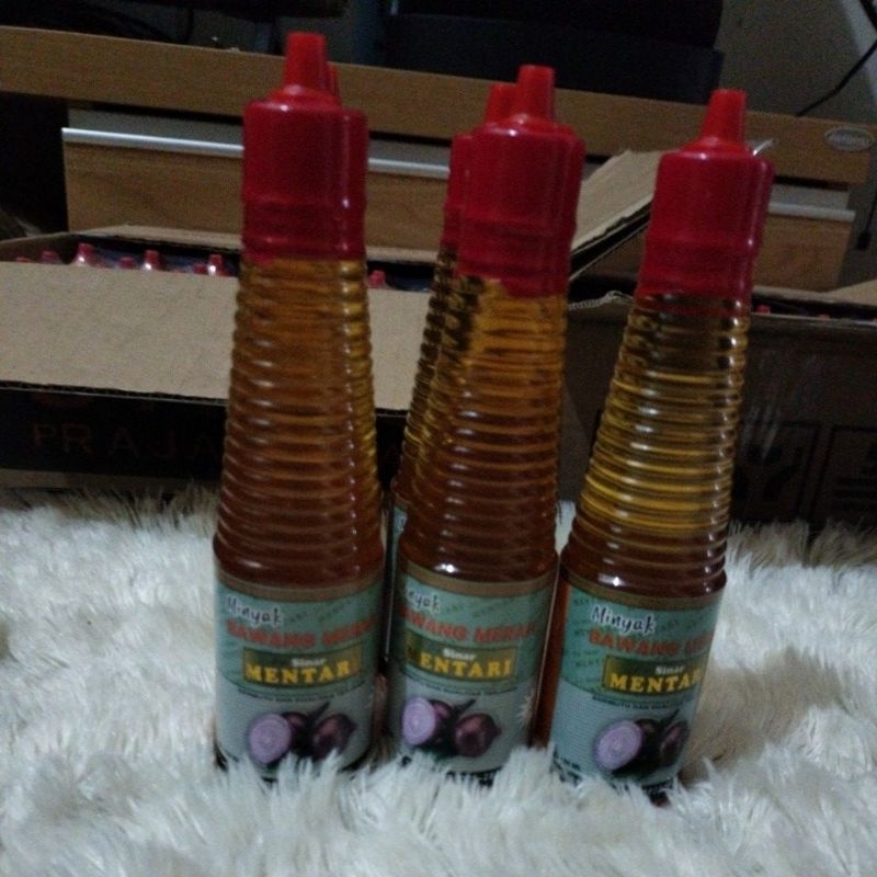 

PAKET MINYAK BAWANG MERAH ISI 6 BOTOL CAP SINAR MENTARI