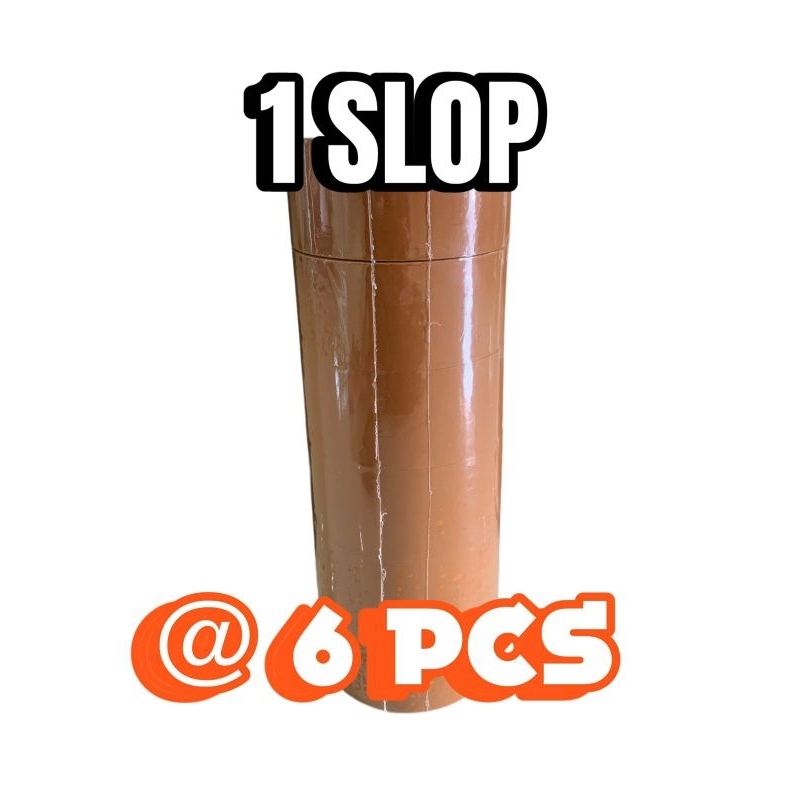 

ISOLASI COKLAT 1 SLOP ISI 6PCS 45MM*90Y TAPE MURAH