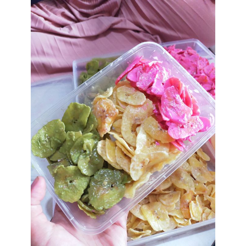 

Pisang Crispy Lumer Coklat/Strawberry/Matcha/Tiramisu Tepak 500ml