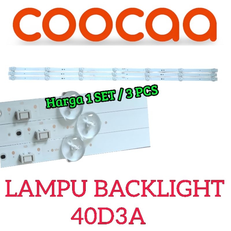 BackLight Coocaa 40D3A - Lampu Layar TV Coocaa 40D3A