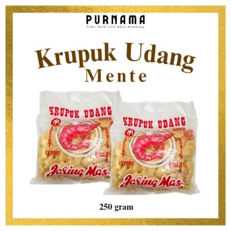 

KRUPUK UDANG MENTE KRUPUK UDANG SUPER JARING MAS | REMBANG LASEM