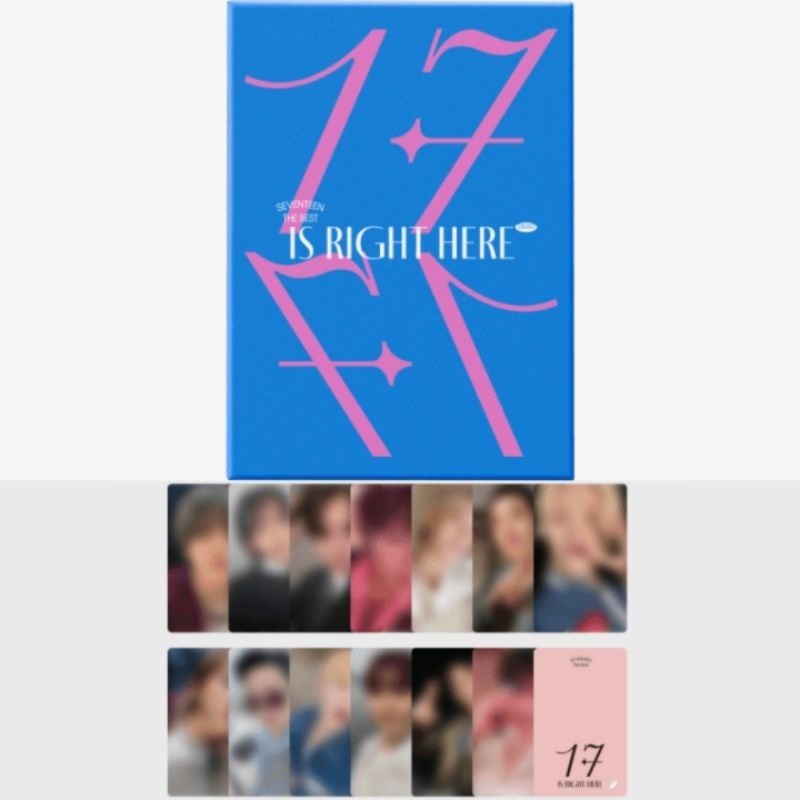 [PRE ORDER] SHARING & FULLSET EVENT SEVENTEEN THANKS CAMPAIGN ALBUM 17 IS RIGHT HERE DEAR VERSION + 