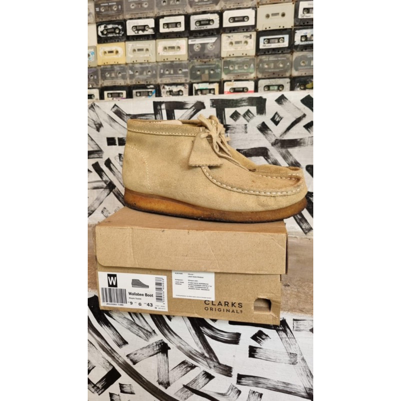 CLARKS WALLABEE MAPLE ORIGINAL SIZE 9UK