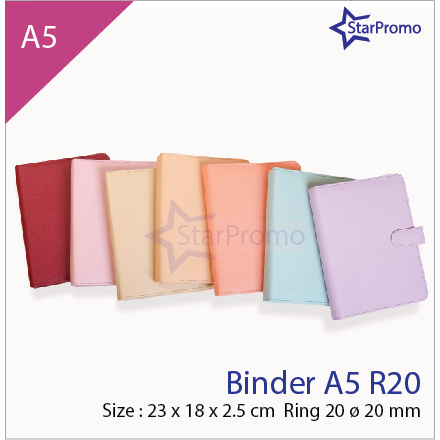 

Candy Binder A5 Ring 20 Organizer Journal Diary