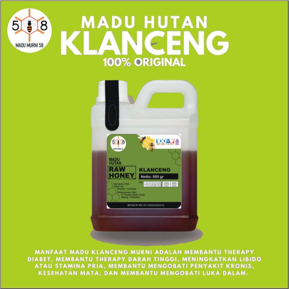 

Madu Asli 100% - Madu Murni Klanceng - Pure Natural Raw Honey