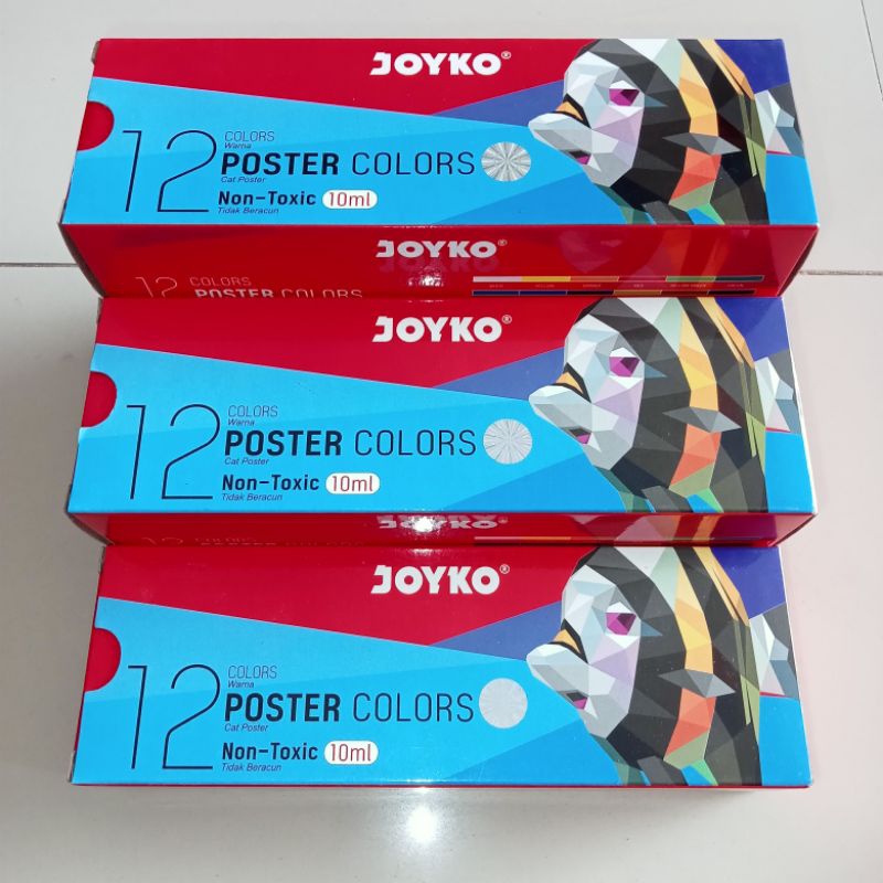 

RB Cat Poster Joyko 10ml 12 Warna Botol ( Set ) [ Original ]