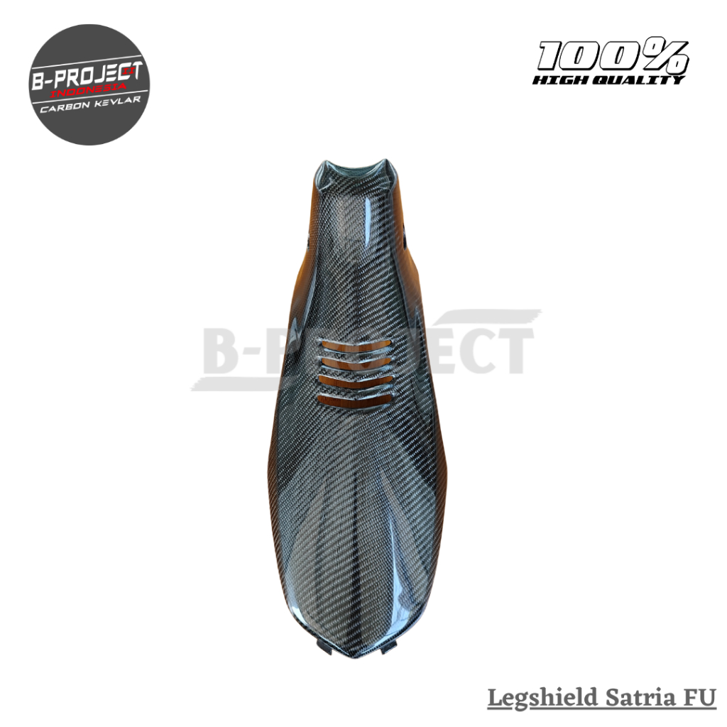 Legshield Tengah Suzuki Satria FU Carbon Kevlar Asli