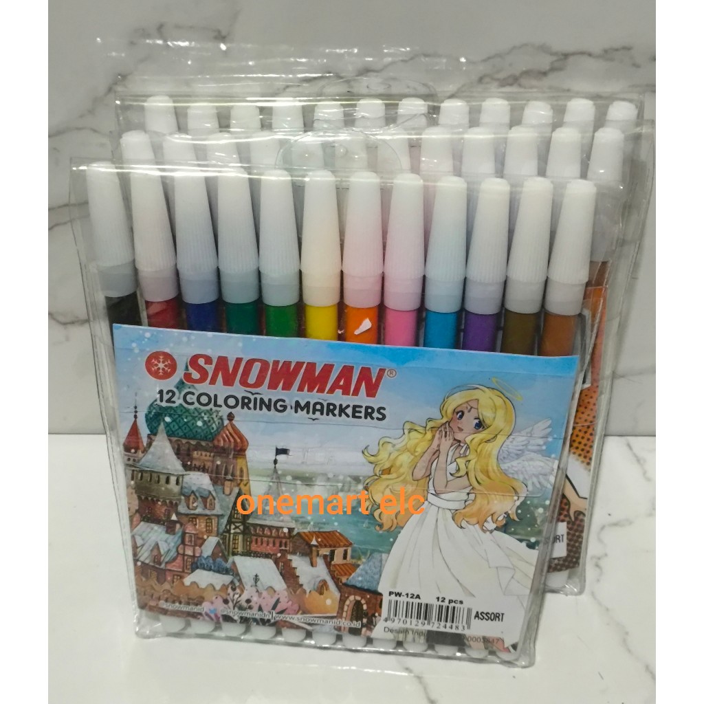 

SPIDOL 12 WARNA SNOWMAN