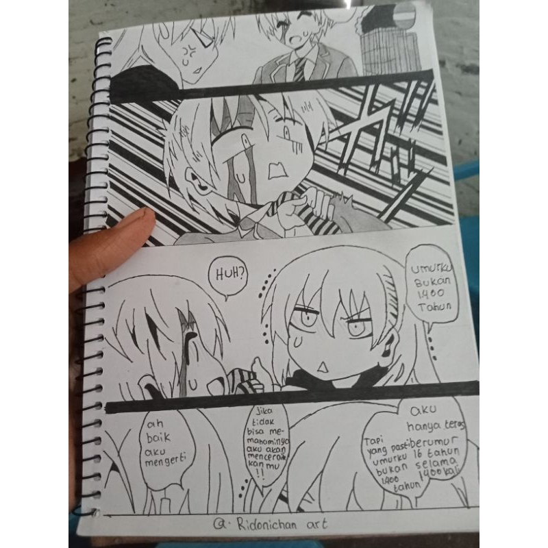Sketsa anime berwarna
