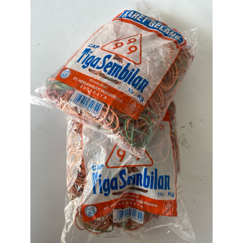 

KARET GELANG 500gr CAP 999