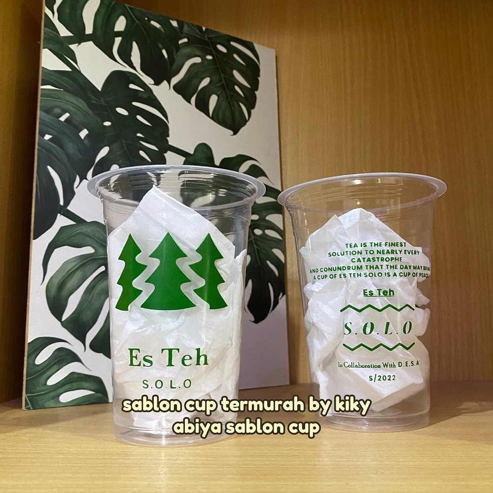 SABLON CUP - HOKLYN 22OZ DATAR 8 GRAM | TEH SOLO|TEH CANDU|TEH NUSANTARA | TEH DESA