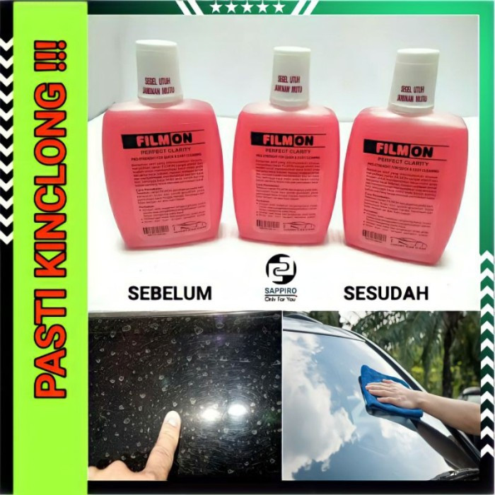 Obat Jamur kaca Mobil Pembersih Jamur Kaca Mobil Penghilang Kerak Serbaguna FILMON Serbaguna