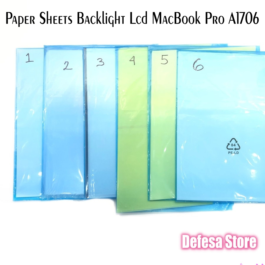 Paper Sheets Backlight Lcd MacBook Pro A1706