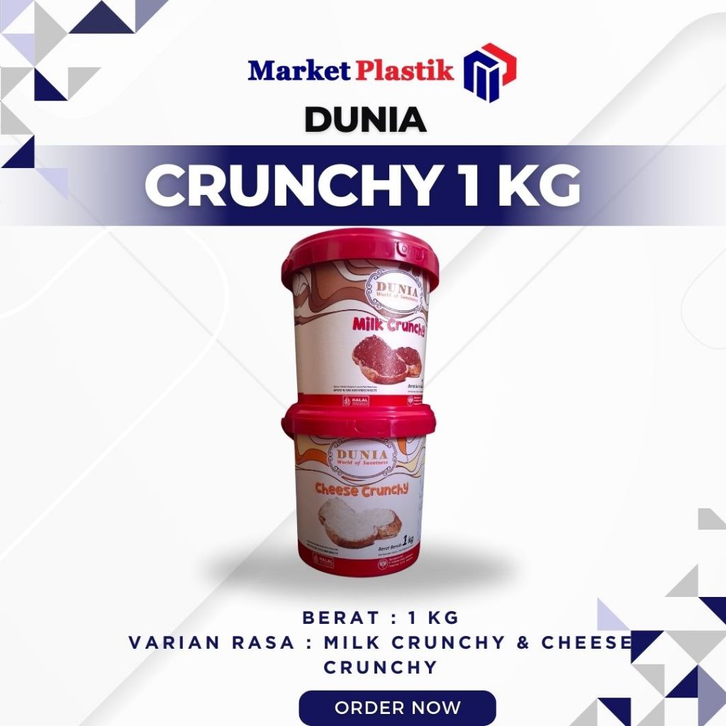 

Dunia Crunchy 1 kg / Selai Dunia