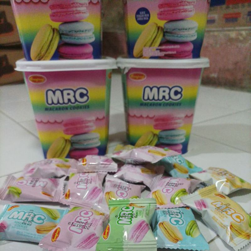 

macaron cookies MRC isi 20 aneka rasa makaron jajan viral