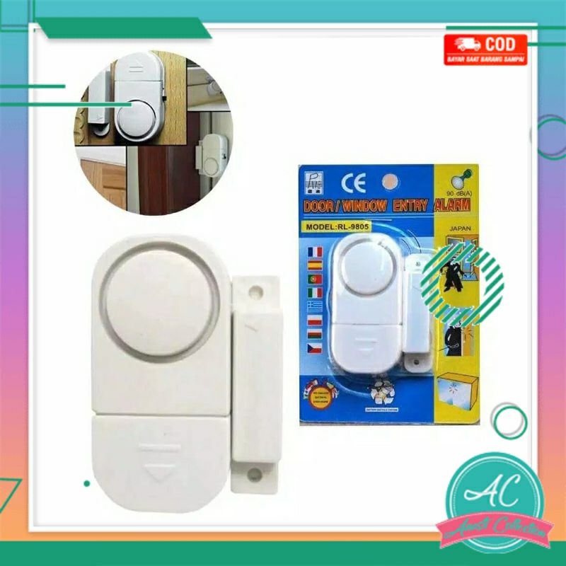 Alarm pintu sensor anti maling bel bunyi otomatis bel pintu otomatis sensor