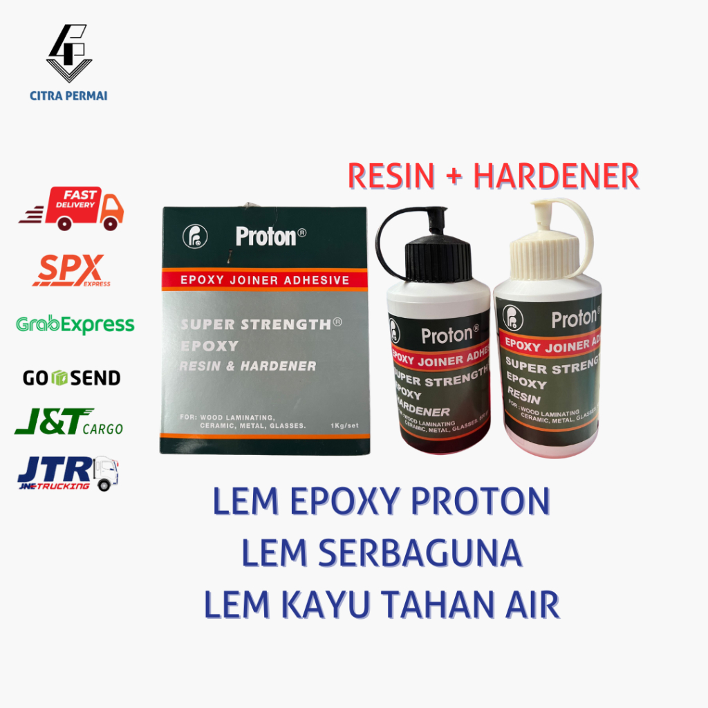 LEM EPOXY PROTON SERBAGUNA / LEM EPOXY SERBAGUNA / LEM KAYU TAHAN AIR