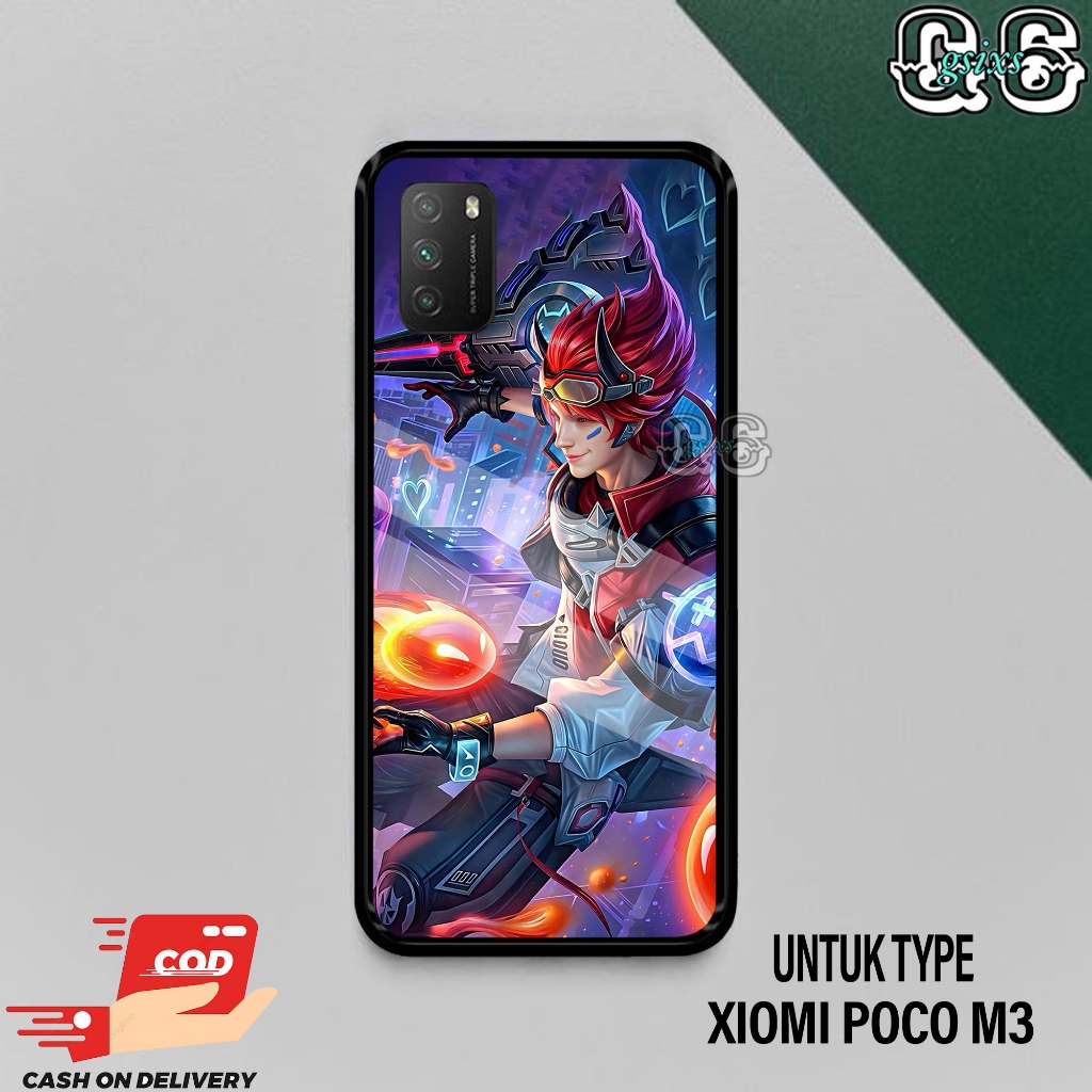 [gsixs_case]case xiaomi poco m3- case Glossy-Pelindung )case(mlbb)softcase hp-case hp-casing hp-sili