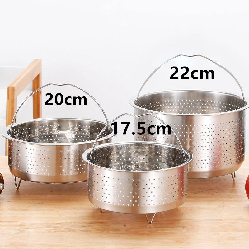 Tatakan Kukusan Nasi Stainless Tebal Keranjang Tatakan Steamer Keranjang Kukusan Keranjang Steamer K