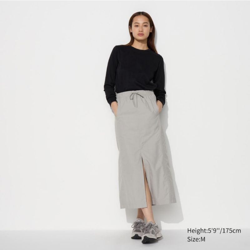 WOMEN Rok Parasut Uniqlo  Parachute Skirt Uniqlo jastip Uniqlo