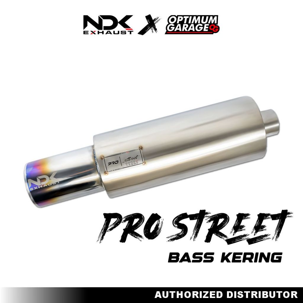 KNALPOT MOBIL NDK EXHAUST TIPE PRO STREET SUARA BASS KERING